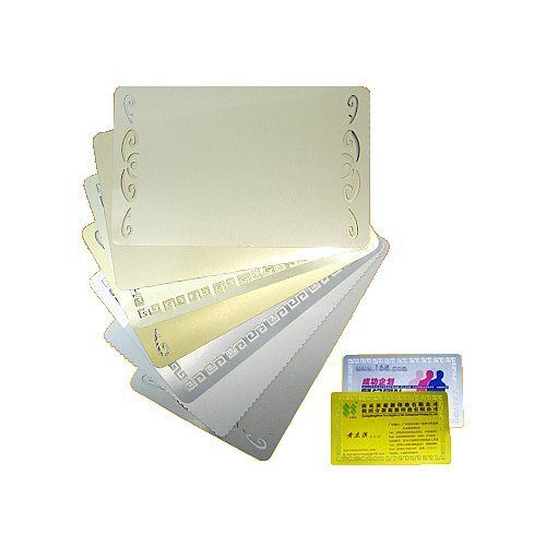 Srebrne metalowe wizytówki pakiet 10 szt Sublimacja Termotransfer na Arena.pl