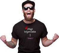 KOSZULKA z imieniem PREZENT dla męża MĄŻ WYMIATA