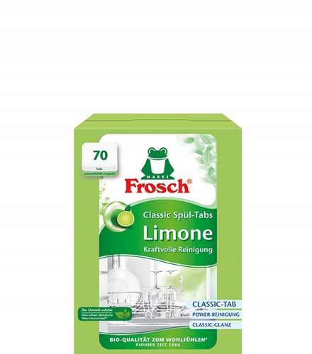 FROSCH Classic Lemon Tabletki do Zmywarki Skuteczne i Biodegradowalne x70 na Arena.pl