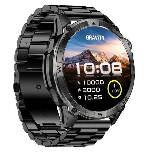 smartwatch gravity czarny pasek + bransoleta gt46-4 na Arena.pl