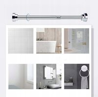 DRĄŻEK ROZPOROWY DO FIRAN STALI NIERDZEWNY DRĄŻEK DO ZASŁONY PRYSZNICOWEJ