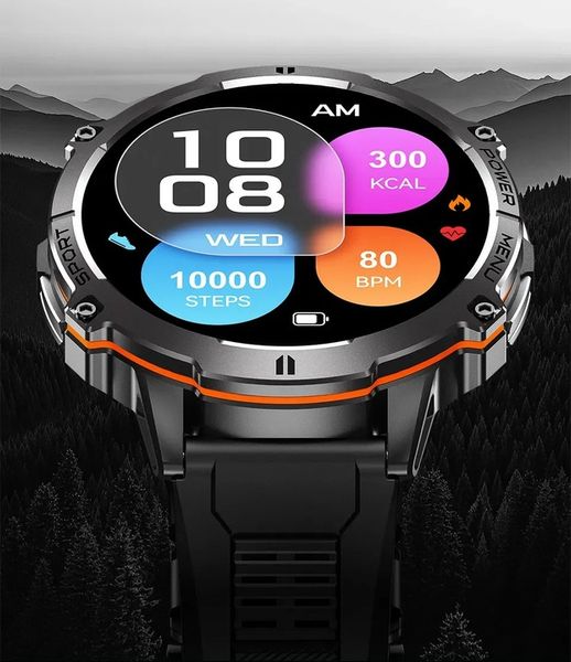 SMARTWATCH męski Rubicon ALWAYS DISPLAY KOMPAS BAROMETR AI zdjęcie 8