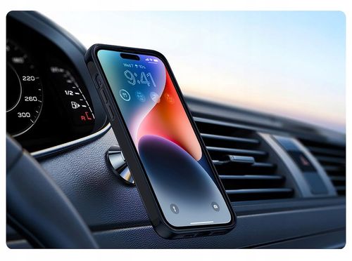 Etui do iPhone 15 do MagSafe MATT CASE WZMACNIANE 360° Szkło 5D PREMIUM na Arena.pl