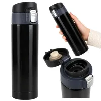 Termos kubek termiczny 400ml do kawy z ustnikiem szczelny do szkoły