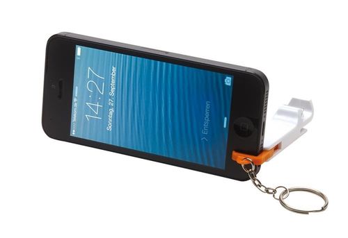 Brelok DOUBLE OPEN, biały, pomarańczowy na Arena.pl