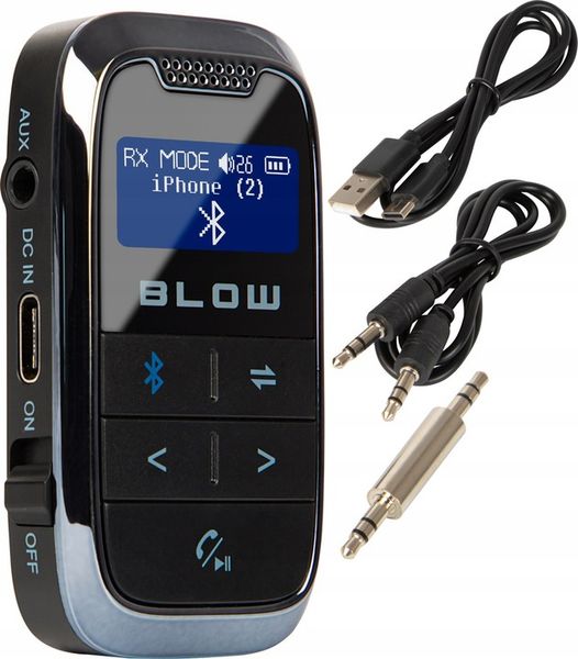 TRANSMITER ADAPTER BLUETOOTH 5.1 NADAJNIK AKUMULATOR USB-C LCD JACK zdjęcie 6