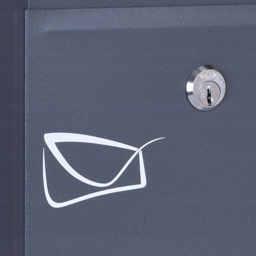 SKRZYNKA NA LISTY GAZETY POCZTĘ POCZTOWA ANTRACYT ZE STALI GALWANIZOWANEJ na Arena.pl