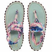 Gumbies - damskie japonki Slingback - Mint/Pink 38