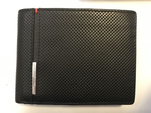 SAMSONITE PORTFEL MĘSKI PERFORATED RFID CZARNY na Arena.pl