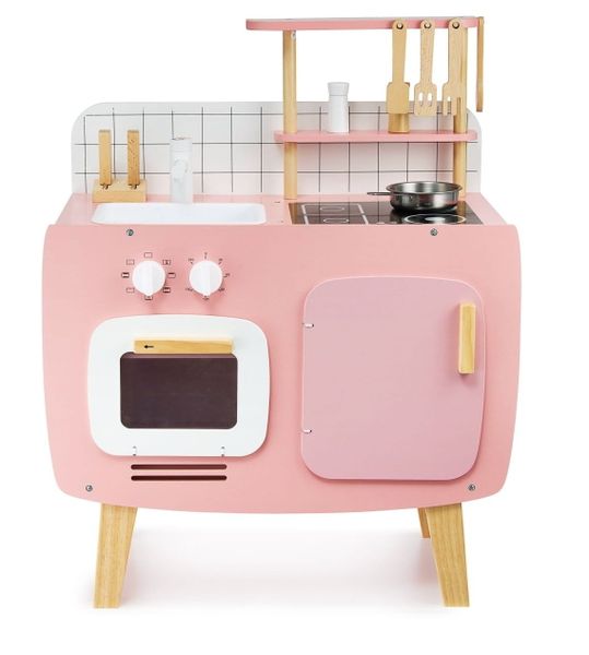 Kuchnia drewniana dla dzieci Retro + przybory kuchenna zdjęcie 4