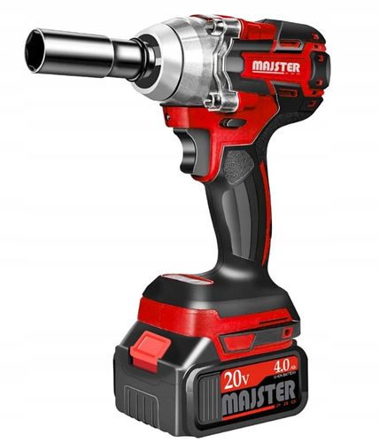 KLUCZ UDAROWY Akumulatorowy BEZSZCZOTKOWY do KÓŁ 20V 1/2' 2xAKU 4AH WALIZKA na Arena.pl