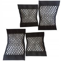 SIATKI DO BAGAŻNIKA SAMOCHODOWEGO NA RZEP KIESZEŃ XXL MOCNE ZESTAW 4 SZT