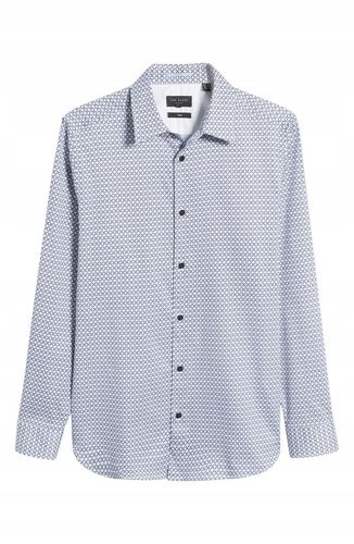 Koszula męska Ted Baker London Strine Slim Fit Geo Print Button-Up roz.2 na Arena.pl