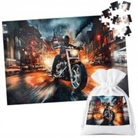 PUZZLE TRADYCYJNE - MOTOR MOTOCYKL - 192 el