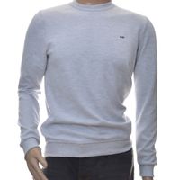 Męska bluza dresowa bez kaptura basic L szara