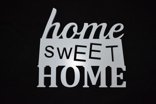 Napis 3D Home sweet Home na Arena.pl