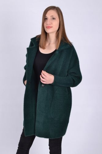 Płaszczyk damski ALPAKA oversize MODEL MNIEJSZY na Arena.pl