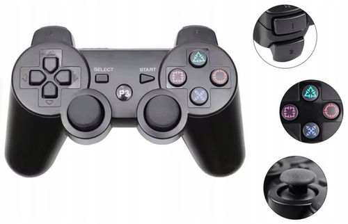 Pad bezprzewodowy z wibracjami do konsoli PS3, Bluetooth na Arena.pl