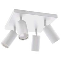 LAMPA sufitowa MANAM 03762 Ideus metalowa OPRAWA regulowane tuby na listwie reflektorki białe