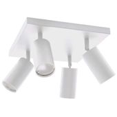 LAMPA sufitowa MANAM 03762 Ideus metalowa OPRAWA regulowane tuby na listwie reflektorki białe