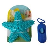 Zestaw Dla Psa Z Gryzakiem Dentystycznym Turkusowy