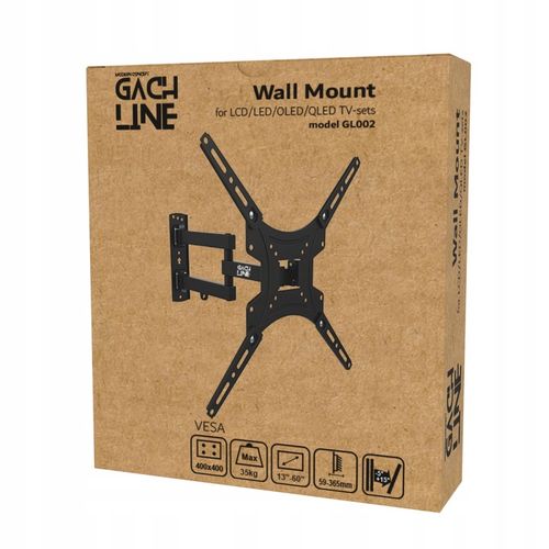 UCHWYT DO TELEWIZORA OBROTOWY UCHWYT SCIENNY WIESZAK DO TV 13-60 CALI VESA na Arena.pl