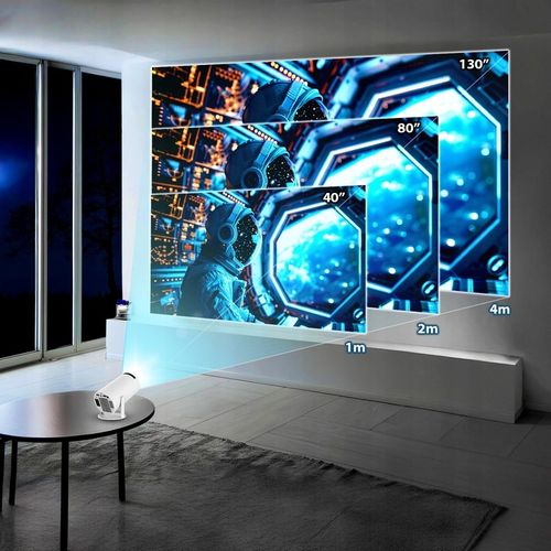 Projektor ANDROID rzutnik 4K WIFI PRZENOŚNY SMART FULL HD HY300 PRO LERTZ na Arena.pl