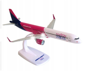 MODEL SAMOLOTU WIZZ AIR AIRBUS A321 KOLEKCJONERSKA REPLIKA 22CM 1:200