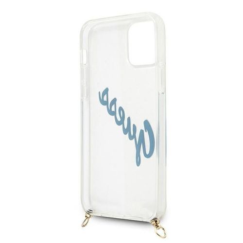 Guess GUHCP12SCRTVSBL iPhone 12 mini 5,4" niebieski/blue hardcase Script na Arena.pl