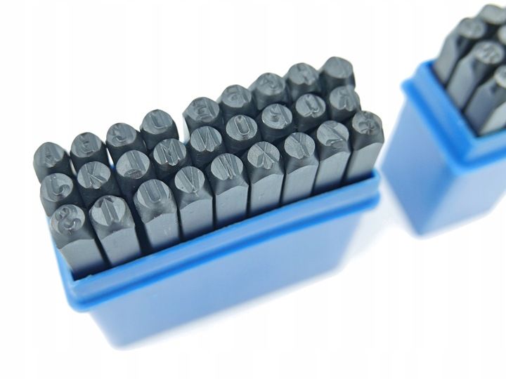 NUMERATOR NUMERATORY ZNACZNIKI LITERY + CYFRY 8MM zdjęcie 4