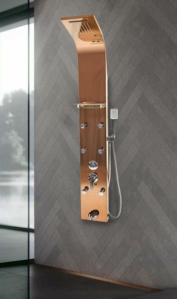 Bateria panel prysznicowy ROSE GOLD zdjęcie 5