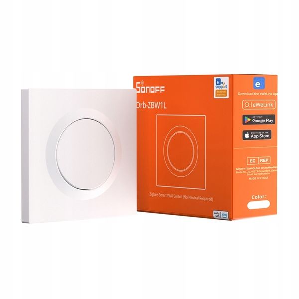 Sonoff ZBMINIL2-E Orb-ZBW1L Smart Przełącznik Ścienny ZigBee Bez Przewodu N zdjęcie 1