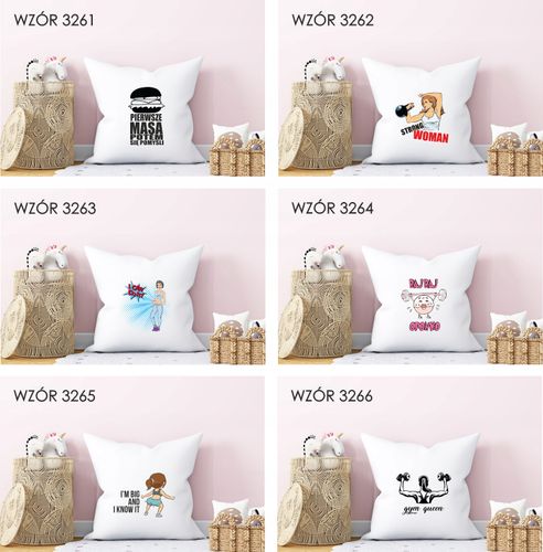 Poduszka z nadrukiem napis PIERWSZE MASA na Arena.pl