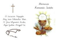 Opłatek na Tort Pierwsza Komunia Święta Komunijny Biblia Hostia Format A4