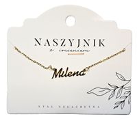 Naszyjnik z imieniem Milena