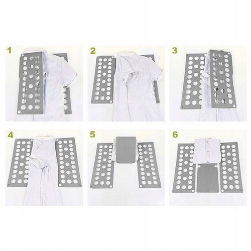 Deska do Składania Ubrań Koszulek Bluz Koszul Składak 60x70 cm Praska na Arena.pl