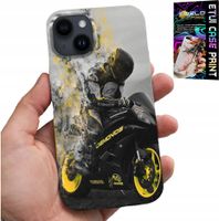 ETUI DO IPHONE 15 PLUS - MOTOR MOTOCYKLE FAN WIELE WZORÓW PLECKÓW