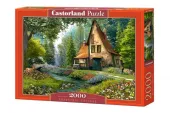 Puzzle 2000 elementów. Toadstool Cottage
