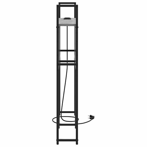 Szafka z Ładowaniem Z zagłówkiem Szary dąb sonoma 80 cm na Arena.pl
