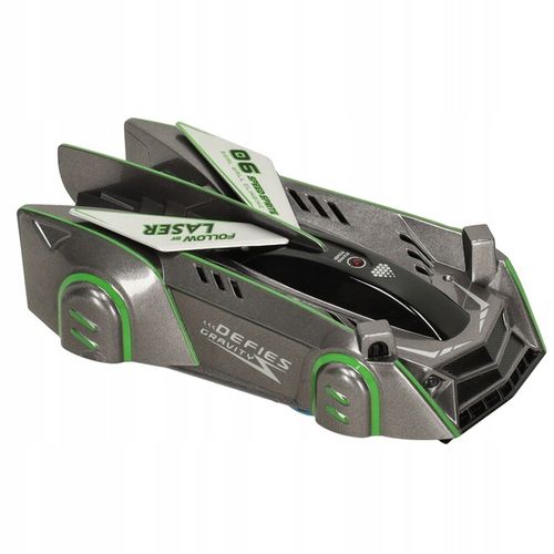 Samochód KASKADER Zdalnie Sterowany LASEREM jeździ po ŚCIANIE SUFICIE na Arena.pl