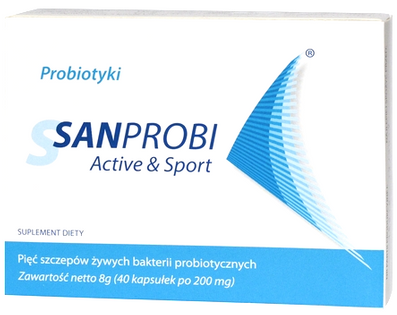 Probiotyki Active & Sport 40 kapsułek Sanprobi