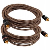 2X KABEL 2 RCA - 2x RCA INTERKONEKT AUDIO PROSON ARCTIC SERIES RCA CABLE 5m