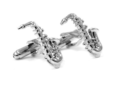 Srebrne spinki do mankietów - saksofony U56 na Arena.pl