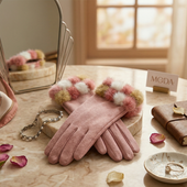 rękawiczki glam futro pik rek112r