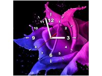 40X40CM ZEGAR RÓŻA FARB JAKUB BANAŚ OBRAZ