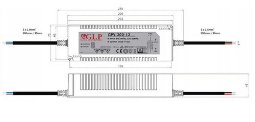 Zasilacz 12V 16A 200W MPL na Arena.pl