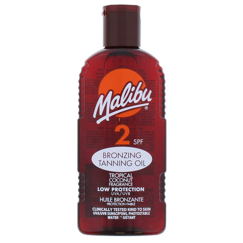 Malibu Olejek Do Opalania SPF2 200ml + Żel Po Opalaniu 100ml na Arena.pl