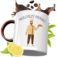 Kubek Bordowy Dla Piekarza Na Urodziny Prezent Z Nadrukiem Ze Zdjęciem