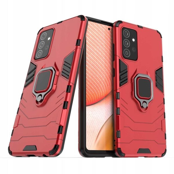 Spacecase X-Ring Galaxy A72 5G Czerwony zdjęcie 3