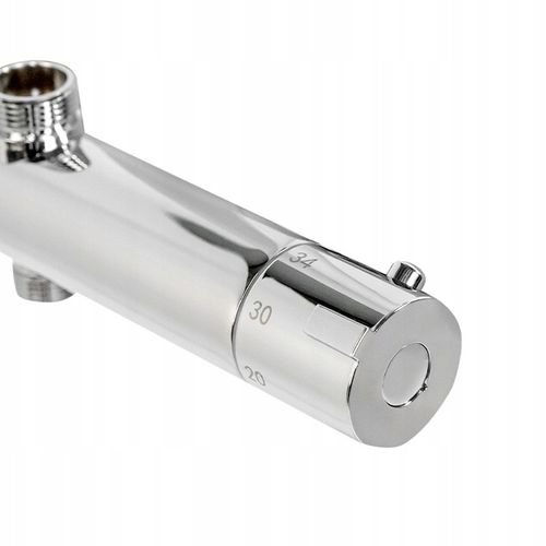 BATERIA PRYSZNICOWA Z TERMOSTATEM ŁAZIENKOWA ŚCIENNA ZESTAW T204A CHROM na Arena.pl